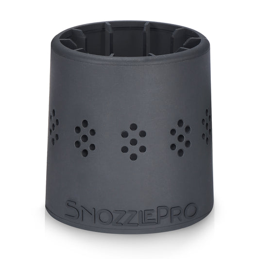 SnozzlePro universal hair dryer attachment nozzle adapter on white background